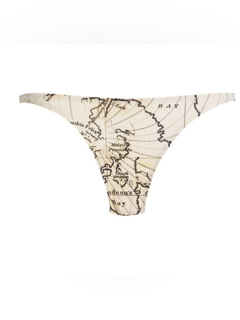 St. Agni Cream Map-Print Triangle Bikini
Size XS - Picture 5 of 11